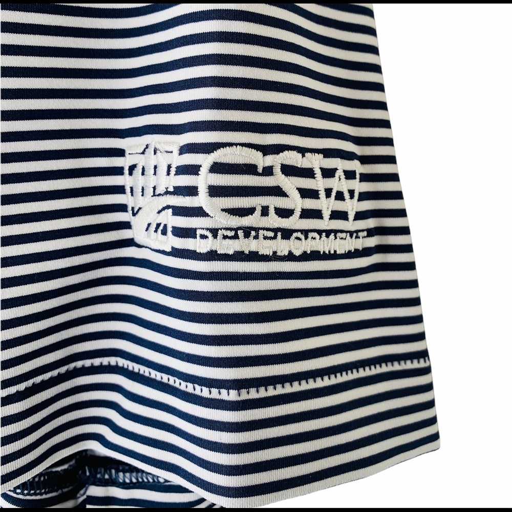 PETER MILLAR Men’s Large Polo Shirt Striped - Picture 6 of 12